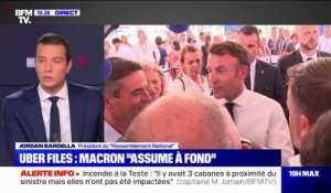 Jordan Bardella sur les Uber files: "Dans la France d'Emmanuel Macron, ce sont les gens qui vont bénéficier de la loi qui l'écrivent"