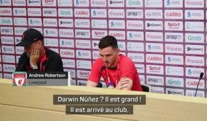 Transferts - Robertson sur Darwin Núñez : "On a déjà échangé quelques sourires"
