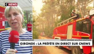 Incendies en Gironde : la Préfète en direct sur CNEWS