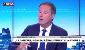 Nicolas Dupont-Aignan : «Le Canadair était un outil efficace, les pompiers sont écœurés»