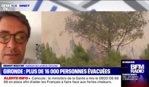 Incendies en Gironde: un habitant de Landiras témoigne après son évacuation