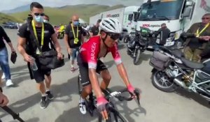 Tour de Franc 2022 - Nairo Quintana : "Nous sommes également motivés pour bien faire demain, pour peut être viser le podium à Paris"