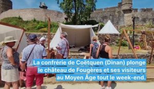La confrérie de Coëtquen plonge le château de Fougères au Moyen Âge tout le week-end