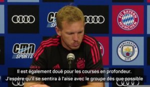 Bayern - Nagelsmann : "Tel peut devenir l'un des meilleurs attaquants"