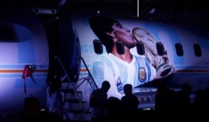 Des messages d'hommage à Maradona envoyés dans l'espace
