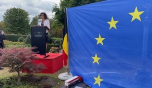 Inauguration de la colonne de l'indépendance de Kyiv à Mini-Europe