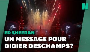 Au Stade de France, Ed Sheeran avait un message pour Didier Deschamps