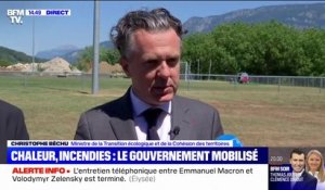 Christophe Béchu: "Nous étions ce matin à 5 départements en alerte canicule, ce chiffre va augmenter"