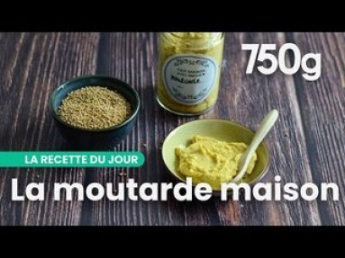 Recette de la moutarde maison - 750g