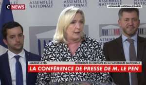Marine Le Pen : «Le ralliement de l'essentiel des députés LR à la majorité est aujourd'hui évident»