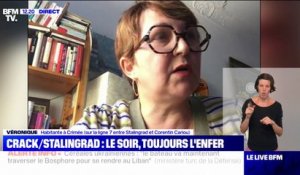 Une habitante de Stalingrad, à Paris, témoigne de l'insécurité qu'elle ressent au quotidien, à cause des consommateurs de crack de son quartier