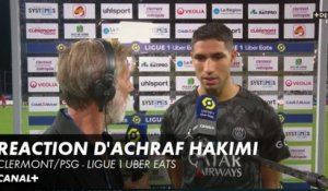 Réaction d'Achraf Hakimi - Clermont/PSG