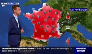 Les températures restent très élevées dans le sud-est de la France ce lundi