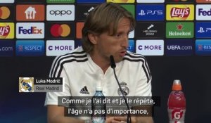 Real Madrid - Modric : "L'âge n'a pas d'importance"