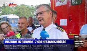 Incendie en Gironde: le sous-préfet d'Arcachon confirme le nombre de 10.000 personnes évacuées