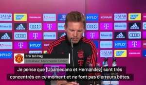 Bayern - Nagelsmann : "Lucas Hernandez et Upamecano sont capables de grandes performances"
