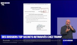 Des dossiers top secrets découverts chez Donald Trump