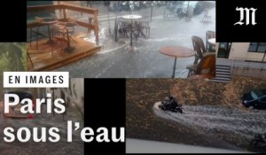 Des rideaux de pluie et des vents à 100 km/h : Paris les pieds dans l’eau pendant l’orage