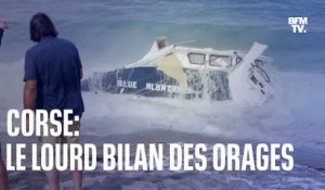 Corse: le lourd bilan des orages