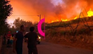 Feux de forêt : nouveau incendie au Portugal à Gouveia