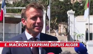 Emmanuel Macron  : «Nous ne sommes pas dans la situation de beaucoup d’autres pays où le gaz algérien est quelque chose qui peut changer la donne»