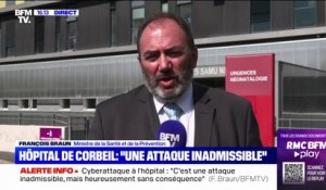 François Braun, ministre de la Santé, sur la cyberattaque à l'hôpital de Corbeil: "Il est hors de question de payer la moindre rançon, la santé des Français ne sera jamais prise en otage"