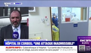 François Braun, après la cyberattaque à l'hôpital de Corbeil-Essonnes: "un travail est fait, au cas par cas, par le Samu, pour réorienter les patients"