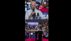 "Vous avez volé l'élection": un homme interrompt le discours de Joe Biden au Comité national démocrate