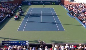 Carreno Busta évite le piège Thiem : les temps forts