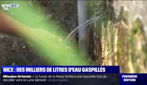 Nice: des milliers de litres d'eau potable gaspillés par des fuites sur un réservoir