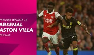 Le résumé d'Arsenal / Aston Villa - Premier League 2022-23 (5ème journée)