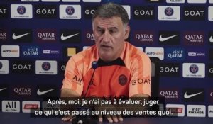 FOOTBALL : Ligue 1 : PSG - Galtier sur le mercato : "Je n'ai pas à juger ce qui s'est passé au niveau des ventes"