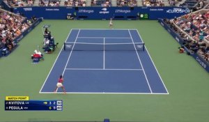 Premier quart de finale chez elle pour Pegula : revivez sa balle de match contre Kvitova