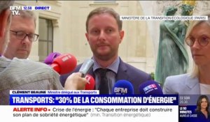 Clément Beaune: "La sobriété énergétique, ce n'est pas moins de trains"