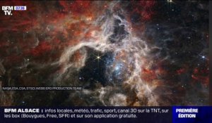Le télescope James-Webb dévoile de nouvelles images de la nébuleuse de la Tarentule, située à 161.000 années-lumière