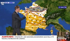 De la grisaille et de la pluie attendues au nord de la France ce samedi, du soleil au sud