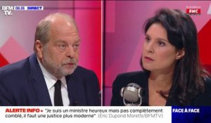 Éric Dupond-Moretti: "Je suis un ministre heureux mais pas complètement comblé, il faut une justice plus moderne"