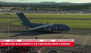 Édimbourg : l’avion militaire transportant le cercueil d’Elizabeth II s’envole pour Londres