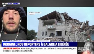 Ukraine: les envoyés spéciaux de BFMTV et RMC dans la ville de Balaklia libérée