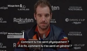 Coupe Davis : France - Gasquet : "J'ai eu pas mal de pression"