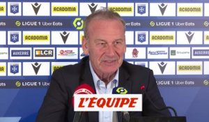 Furlan : «Difficile pour nous de passer le cap» - Foot - L1 - Auxerre