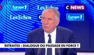 François Bayrou : «La réforme des retraites est vitale. Elle est une nécessité pour le pays»