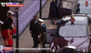 Funérailles d'Elisabeth II: le roi Charles III et son fils William rejoignent l'abbaye de Westminster