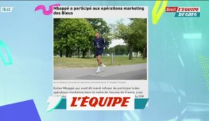 Mbappé a participé aux opérations marketing - Foot - Ligue des nations - Bleus