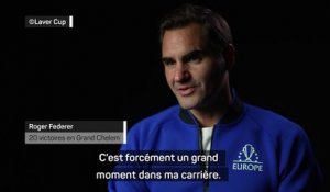 Laver Cup - Federer : "C'est forcément un grand moment dans ma carrière"