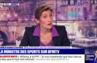 Amélie Oudéa-Castéra "J'ai suggéré à la Fédértin française de football de sensibiliser les joueurs à la situation des travailleurs"