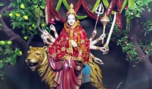 Chandraghanta Maa Animated Video | Navratri Special Animation Background | Mata Navratri Hd Footage