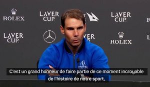 Retraite - Nadal : "C'est une partie de moi qui s'en va avec Federer"
