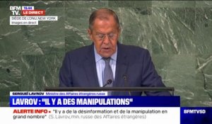 Sergueï Lavrov à l'ONU: "Aujourd'hui, c'est la question de l'ordre mondial qui se dessine"