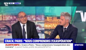Crack à Paris: "Nous sommes présents de jour comme de nuit" sur ce secteur, affirme Laurent Nuñez, préfet de police de Paris